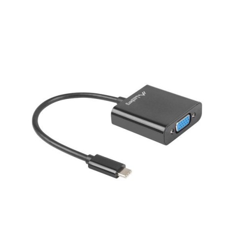 Adaptador lanberg ad-uc-vg-01 conectores usb tipo-c macho a vga hembra 15cm color negro