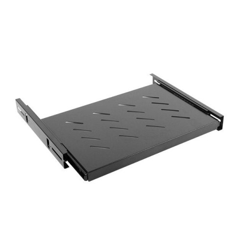 Bandeja deslizante lanberg ak-1006-b para armario rack de 19'/48.26cm 1u 465x350mm hasta 18kg de carga  negro