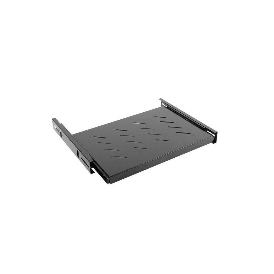 Bandeja deslizante lanberg ak-1006-b para armario rack de 19'/48.26cm 1u 465x350mm hasta 18kg de carga  negro
