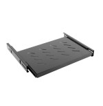 Bandeja deslizante lanberg ak-1006-b para armario rack de 19'/48.26cm 1u 465x350mm hasta 18kg de carga  negro