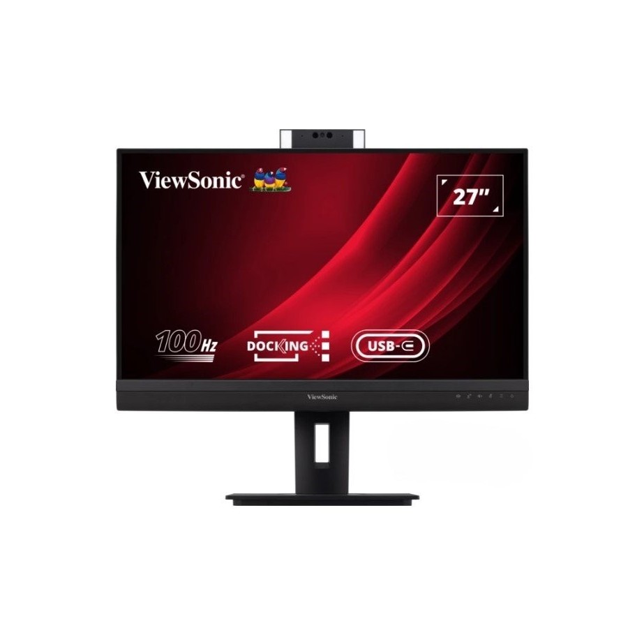 Led monitor vg2757v-2k 27" inch -  2k 350 nits - resp 5ms - incl 2x5w speakers - 5mp webcam + mic, daisychain