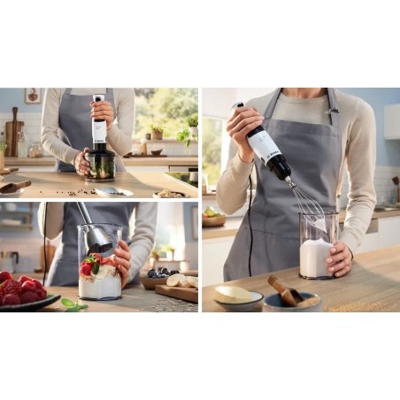 Batidora bosch msm 4w221 bialo-gris