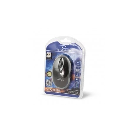 Esperanza titanum mouse rf inalámbrico óptico 1000 dpi ambidiestro