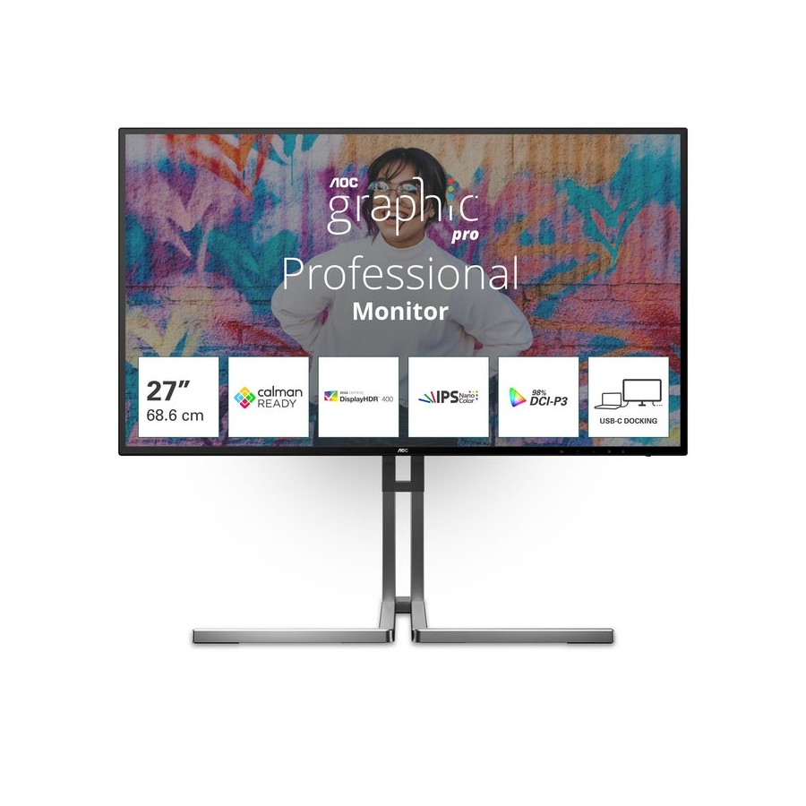 Aoc u27u3cv 27" nano ips wled uhd 60hz hdmi