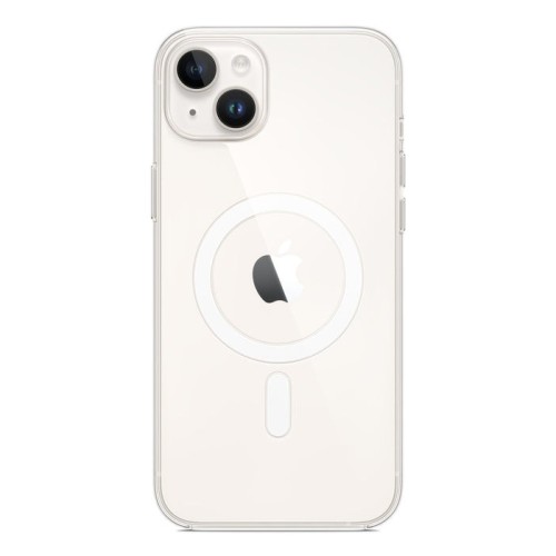 Apple carcasa trasera para teléfono móvil compatibilidad con magsafe policarbonato transparente para iphone 14 plus