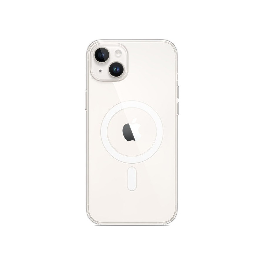 Apple carcasa trasera para teléfono móvil compatibilidad con magsafe policarbonato transparente para iphone 14 plus
