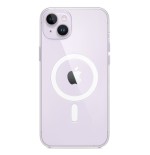 Apple carcasa trasera para teléfono móvil compatibilidad con magsafe policarbonato transparente para iphone 14 plus