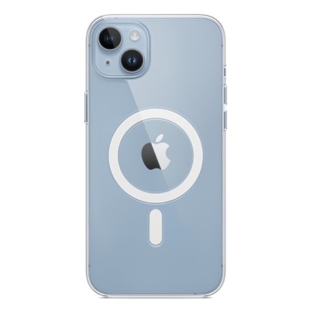 Apple carcasa trasera para teléfono móvil compatibilidad con magsafe policarbonato transparente para iphone 14 plus