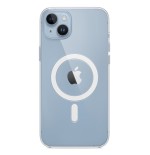 Apple carcasa trasera para teléfono móvil compatibilidad con magsafe policarbonato transparente para iphone 14 plus