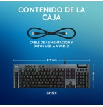 Teclado español g915 x wired g kb perp  emea28i-935 negro