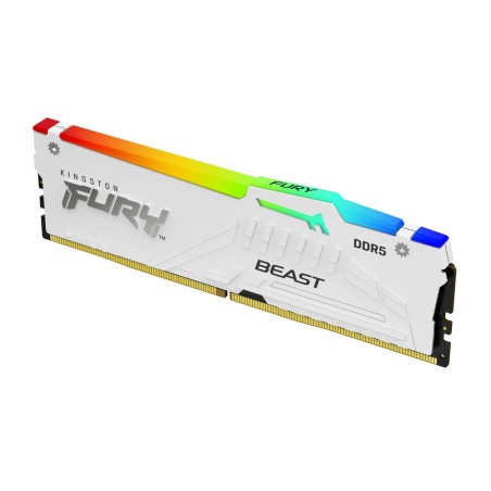 Memoria  cl36 ddr5-6000mt/s de 16 gb para exposición de bestia fury bestia blanca rgb