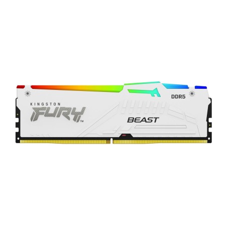 Memoria  cl36 ddr5-6000mt/s de 16 gb para exposición de bestia fury bestia blanca rgb