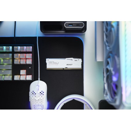 Memoria  cl36 ddr5-6000mt/s de 16 gb para exposición de bestia fury bestia blanca rgb