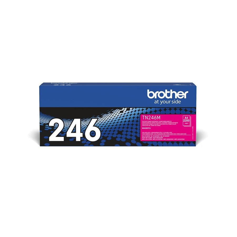 Brother toner original tn-246m  magenta