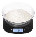 Báscula de cocina mesko ms 3179b con cuenco, negra