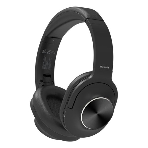 Auriculares inalámbricos aiwa hst-220bt bk con micrófono bluetooth negro