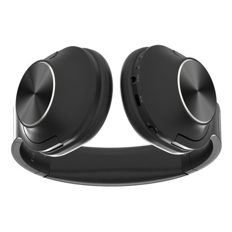 Auriculares inalámbricos aiwa hst-220bt bk con micrófono bluetooth negro