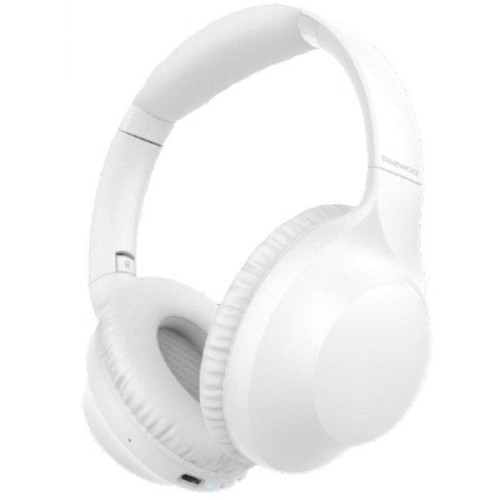 Auriculares inalámbricos daewoo dw2010 con micrófono bluetooth blancos