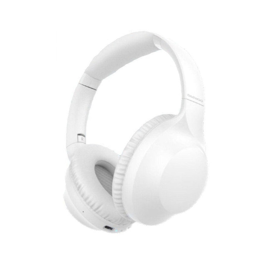 Auriculares inalámbricos daewoo dw2010 con micrófono bluetooth blancos
