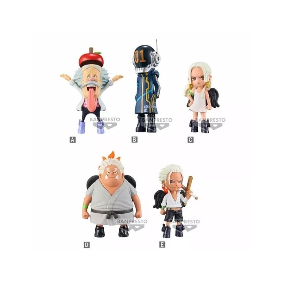 Figura banpresto one piece world collectable egg head 4 1 de 7cm unidad aleatoria