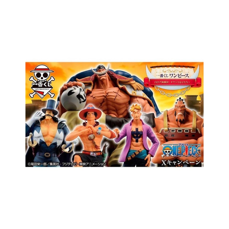 Ichiban kuji banpresto one piece whitebeard pirates