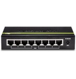 Trendnet tpe-tg82g switch gigabit ethernet (10/100/1000) negro energía sobre ethernet (poe)