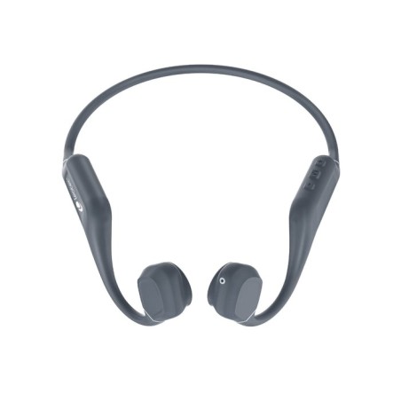 Auriculares inalámbricos deportivos de conducción ósea leotec osea kuri con micrófono bluetooth grises