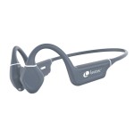 Auriculares inalámbricos deportivos de conducción ósea leotec osea kuri con micrófono bluetooth grises