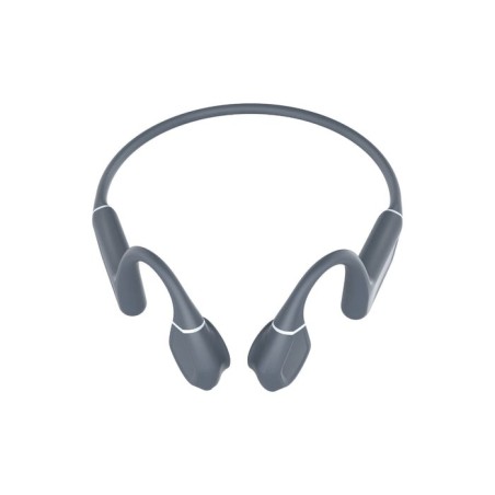 Auriculares inalámbricos deportivos de conducción ósea leotec osea kuri con micrófono bluetooth grises
