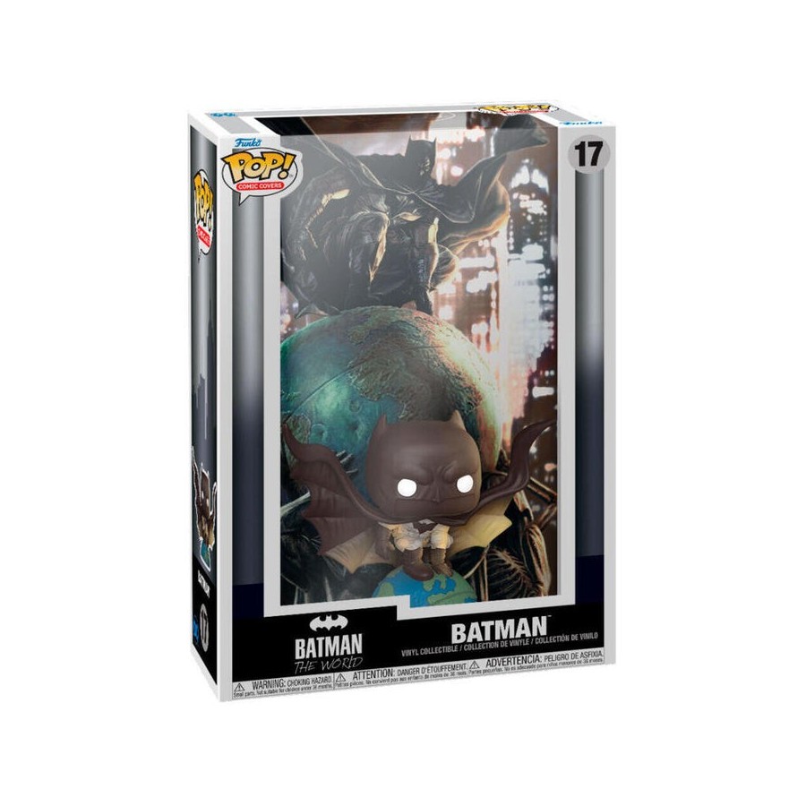 Figura pop comic cover dc comics batman the world
