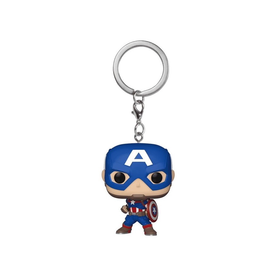 Llavero pocket pop marvel capitan america classics