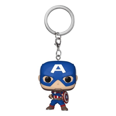 Llavero pocket pop marvel capitan america classics