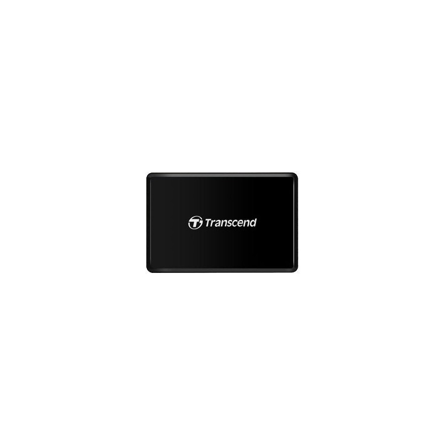 Lector de tarjetas externo transcend rdf8 negro microusb