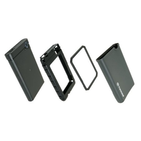 Transcend ts0gsj25ck3 caja para disco duro externo 2.5" carcasa de disco duro/ssd verde