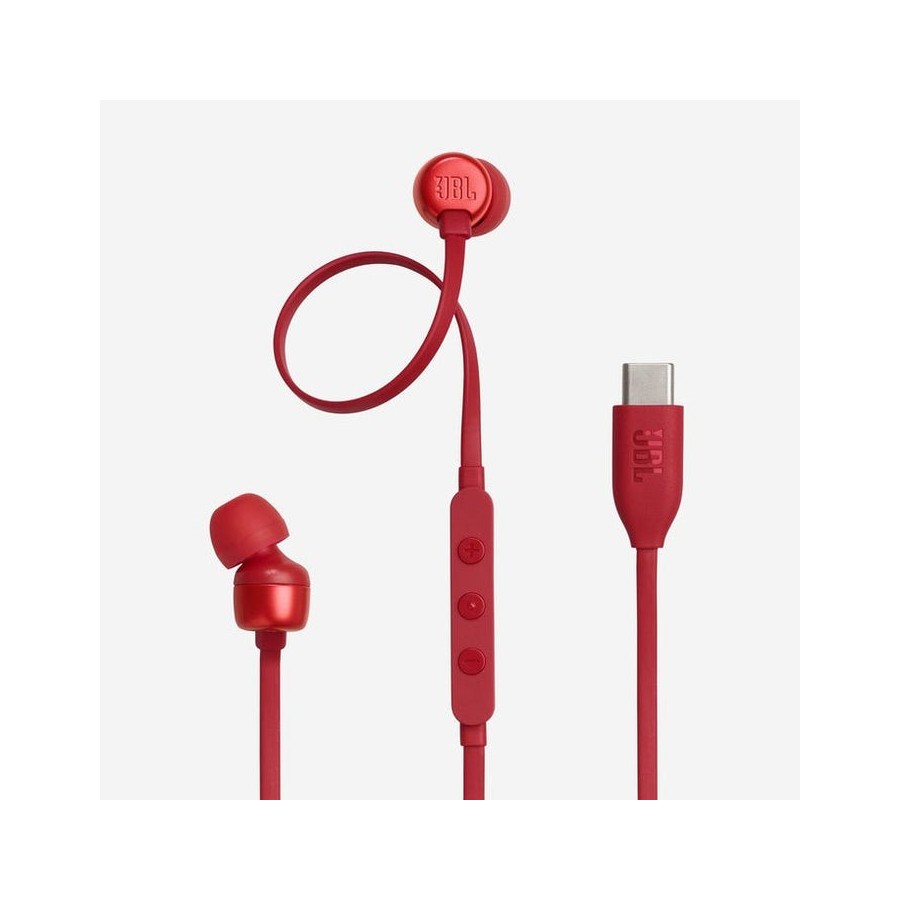 Jbl tune 310c red auriculares inear con cable