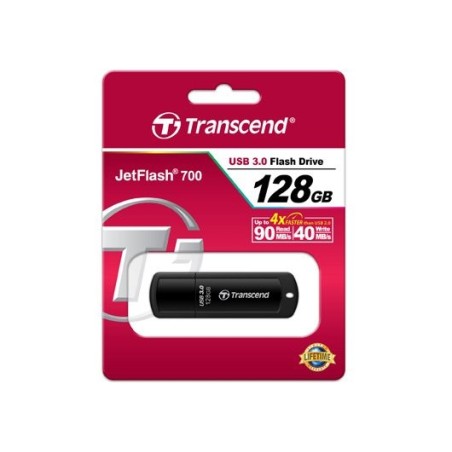 Pendrive transcend 128gb jetflash 700 usb3.0 schwarz