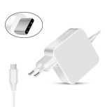 Cargador para portátil apple macbook usb c 87w blanco