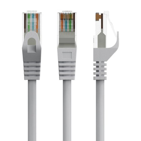 Cable gembird utp cat6 patch cord 0.25 m copper grey