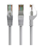 Cable gembird utp cat6 patch cord 0.25 m copper grey