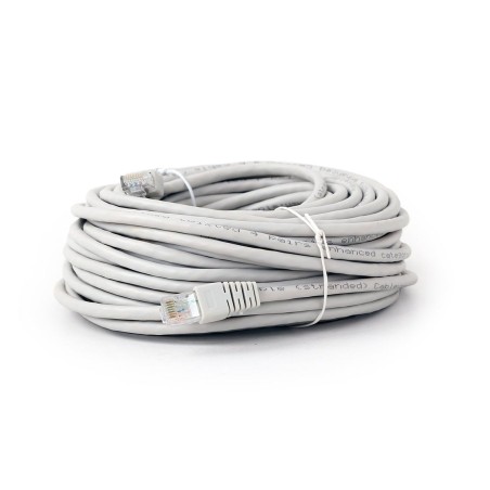 Cable red gembird utp cat6 20m cobre gris