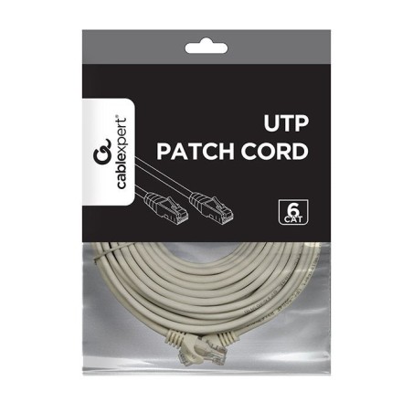 Cable red gembird utp cat6 20m cobre gris