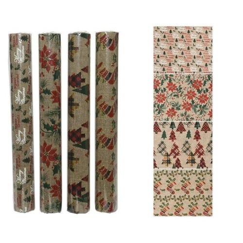 Camino de mesa motivos navideños, 35cmx2m, 4 modelos. decoris
