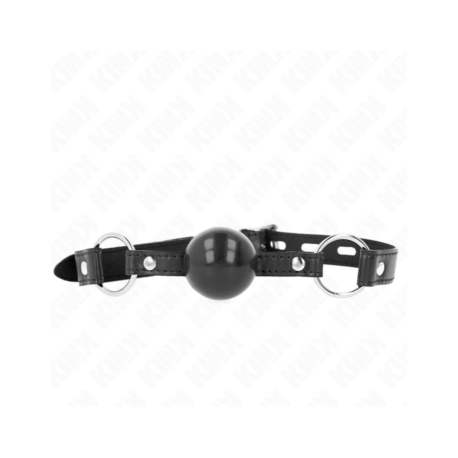 Kink - mordaza de bola 4 cm tpe negro 60 x 2 cm