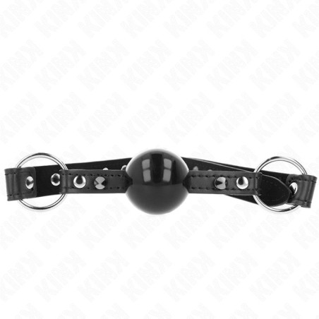 Kink - mordaza de bola 4 cm con remache de punta y cierre a presión 65 x 2 cm