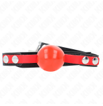 Kink - mordaza de bola 4 cm suave de tpe modelo 4 60 x 2 cm ajustable 37-52 cm