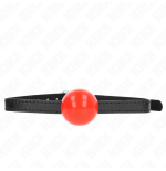 Kink - mordaza de bola 4 cm sólida simple rojo 65 x 1.5 cm