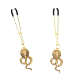 Kink - pinzas para pezones con colgante de cobra 6 cm