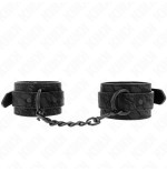 Kink - muñequeras de encaje ajustable negro 19-26 cm