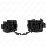 Kink - muñequeras ajustable negro 20-30 cm x 6 cm