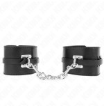 Kink - muñequeras deluxe con cierre de candado ajustable 14.5-21 cm x 6 cm